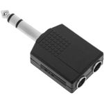 Duplicador audio estéreo TRS 1xjack 6.3mm macho a 2xjack 6.3mm hembra - AY02300 - 02