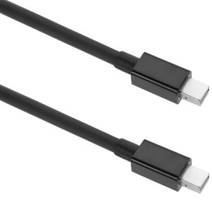 Cable Mini Displayport 2K 4K 1080p FullHD para audio y vídeo digital de 1.8m negro