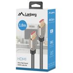 Cable HDMI 2.0 con conector tipo A macho a conector tipo A macho Ultra HD 4k Premium 1.8m negro - HI12500 - 03