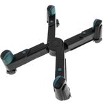 Soporte para ordenador PC con ruedas de color negro ajustable 8-25 cm - AC00600 - 01