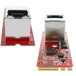 Módulo Fast PCIe M.2 NGFF (clave A-E) a GigaLAN 1000Base-T Ethernet - MS04800 - 04