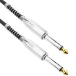 Cable audio micrófono instrumento mono jack 6.3mm macho a macho de 20m - AX06700 - 01