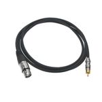 Cable de audio micrófono XLR 3pin hembra a RCA macho de 1m - AX02100 - 06