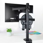 Soporte mini PC sobremesa para fijación a mástil VESA 50x50 75x75 100x100 - OP05100 - 07