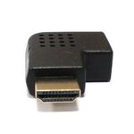 Adaptador HDMI de tipo HDMI-A macho a HDMI-A hembra acodado izquierda - HD04800 - 02