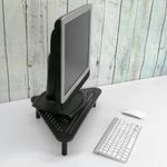 Elevador de monitor para escritorio y estanteria para pantalla notebook de rincón metálico - AD04500 - 09