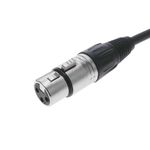 Cable de audio micrófono XLR 3pin hembra a RCA macho de 1m - AX02100 - 02