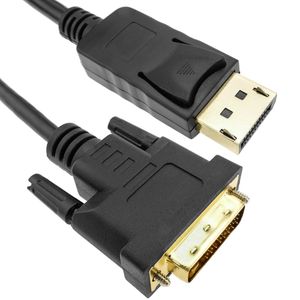 Cable de vídeo DisplayPort macho a DVI-D macho 1.8 m