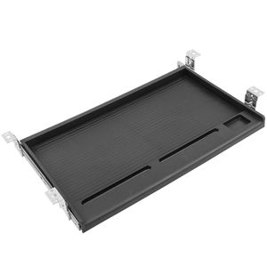 Bandeja de teclado deslizante para escritorio negra