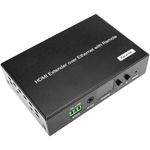 Extensor HDMI 1080p a través de cable ethernet Cat.5e Cat.6 120m - Receptor Control remoto H.264 - HB03000 - 01