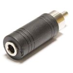 Adaptador de audio minijack-3.5mm-hembra a RCA-macho - AW02100 - 02