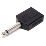 Duplicador audio mono jack 6.3mm macho a 2xjack 6.3mm hembra - AY01300 - 02