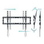 Soporte de pared inclinable para pantalla de 37" a 80" 45 Kg VESA hasta 600x400 mm - OU10700 - 02