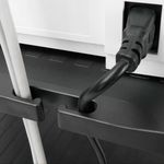 Mesa auxiliar 3 niveles para impresora con ruedas y cajón - AG06300 - 05