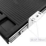Bandeja de teclado deslizante para escritorio negra - AD01200 - 02