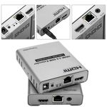 Extensor HDMI 2.0 con infrarrojos prolongador 60m 4k FullHD 1080p a través de cable ethernet Cat.5e Cat.6 - HB06100 - 02