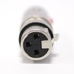 Adaptador de audio XLR 3-pin hembra a jack 6.3mm hembra - AY00600 - 03