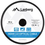 Cable HDMI Lanberg CA-HDMI-20FB-0400-BK HDMI 2.0 optico AOC de 40m negro - HI10100 - 04