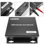 Extensor HDMI Prolongador FullHD 1080p a través de cable ethernet Cat.5e Cat.6 120m - Receptor - HB02600 - 02