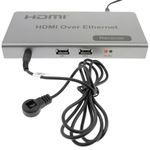 Extensor KVM de HDMI USB IR a través de Ethernet hasta 120m receptor - HN03200 - 03