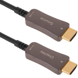 Cable de vídeo HDMI 2.1 macho Ultra HD 8K activo por fibra óptica de 15m