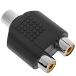 Adaptador RCA hembra a 2 RCA hembra - AY05500 - 02