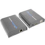 Extensor de KVM teclado ratón audio vídeo HDMI a través de red ethernet LAN Tx y Rx - HN00500 - 01