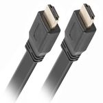 Cable HDMI 2.0 con conector tipo A macho a conector tipo A macho Ultra HD 4k Plano 1m negro - HI11500 - 03