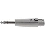 Adaptador de audio XLR de 3 pines hembra a TRS jack 6.3mm macho - XO05200 - 05