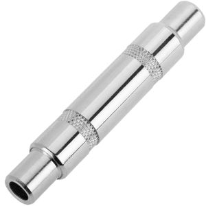 Adaptador de audio mono jack 6.3mm hembra a hembra metálico