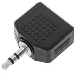 Adaptador Audio Estéreo (Jack-3.5mm-M / 2 x Jack-3.5mm-H) - AY03300 - 01