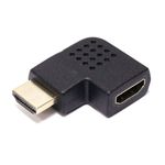Adaptador HDMI de tipo HDMI-A macho a HDMI-A hembra acodado izquierda - HD04800 - 01