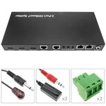 Extensor HDMI UltraHD 4K 2K FullHD 1080p Cat.5e Cat.6 compatible con HDBaseT HDBT 100m - Transmisor 2 puertos - HB04500 - 04