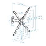 Soporte pantalla LCD a pared para TV de 13"- 55" - TQ29100 - 08