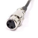 Cable de audio micrófono XLR 3-pin macho a hembra de 15m - AX00600 - 03