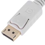 Adaptador de DisplayPort a VGA audio HDMI DVI blanco - YP04000 - 08