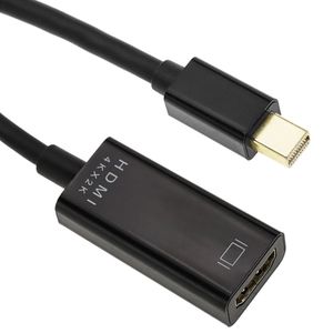 Cable adaptador de vídeo 4K 17cm de Mini DisplayPort MDP macho a HDMI hembra 1080p FullHD 2K 4K