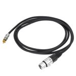 Cable de audio micrófono XLR 3pin hembra a RCA macho de 3m - AX02300 - 06