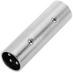 Adaptador de audio XLR 3-pin macho a XLR 3-pin macho - AY00100 - 01