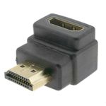Adaptador HDMI de tipo HDMI-A macho a HDMI-A hembra acodado abajo - HD04700 - 01
