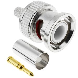 Conector de cable coaxial BNC macho (RG58)