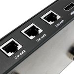 Multiplicador extensor HDMI de 4 puertos a través de cable ethernet Cat.5e hasta 50 m con IR - HB00200 - 05