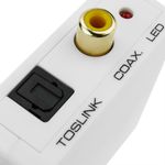 Conversor y repetidor de audio digital (TosLink a Coaxial) - VD04000 - 07
