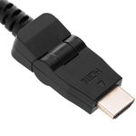 Cable HDMI-A macho a HDMI-A macho de 50 cm con rotación de 180 grados - HG05000 - 09