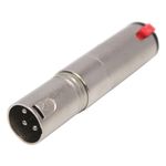 Adaptador de audio XLR 3-pin macho a jack 6.3mm hembra - AY00700 - 01