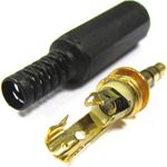 Conector jack de 3,5 mm stereo macho de 4 contactos para AV - AY09200 - 02