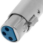 Adaptador de audio XLR 3-pin hembra a XLR 3-pin hembra - AY00200 - 05