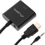 Adaptador de Lanberg HDMI macho a VGA hembra con mini Jack hembra 20 cm - HC15200 - 05