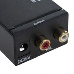Conversor de audio digital a analógico toslink coaxial RCA - VD04700 - 06