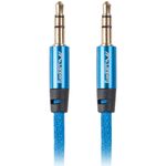 Cable Lanberg CA-MJMJ-10CU-0020-BL minijack 3.5mm macho 3 pines a minijack 3.5mm de 3 pines macho 2m premium azul - TW20200 - 02